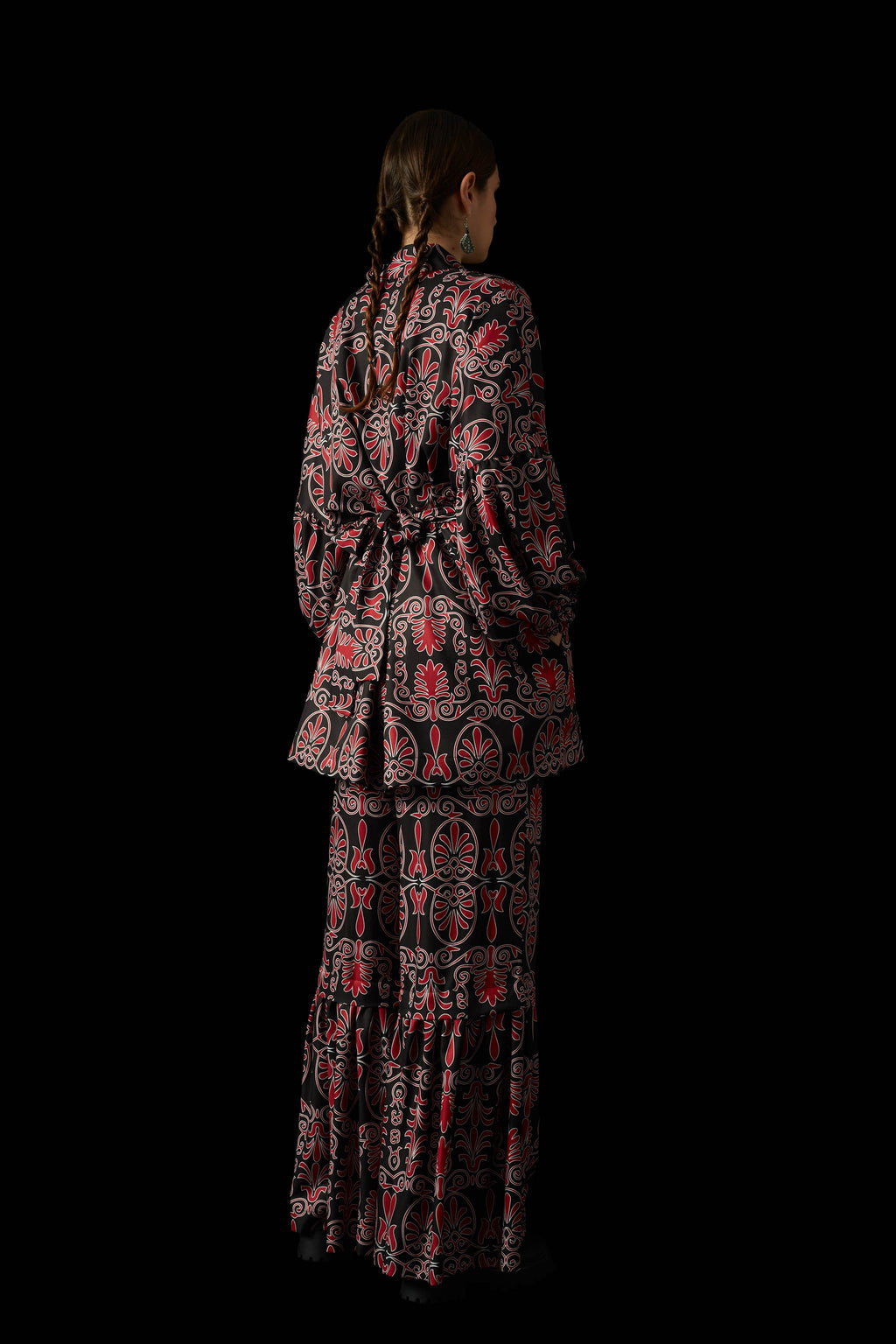 KION KIMONO (Akrokeramon Black+Bordeaux)