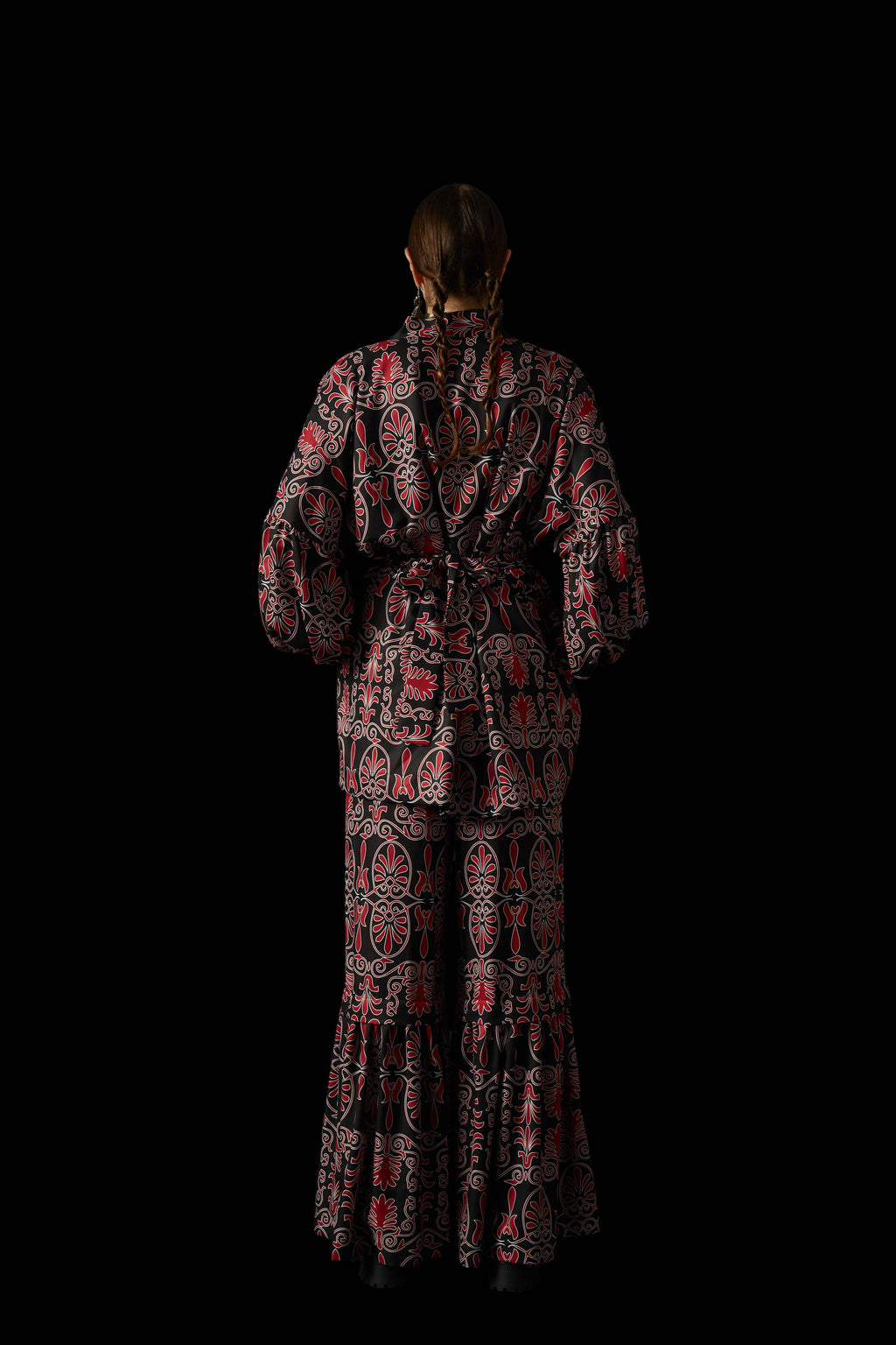 KION KIMONO (Akrokeramon Black+Bordeaux)