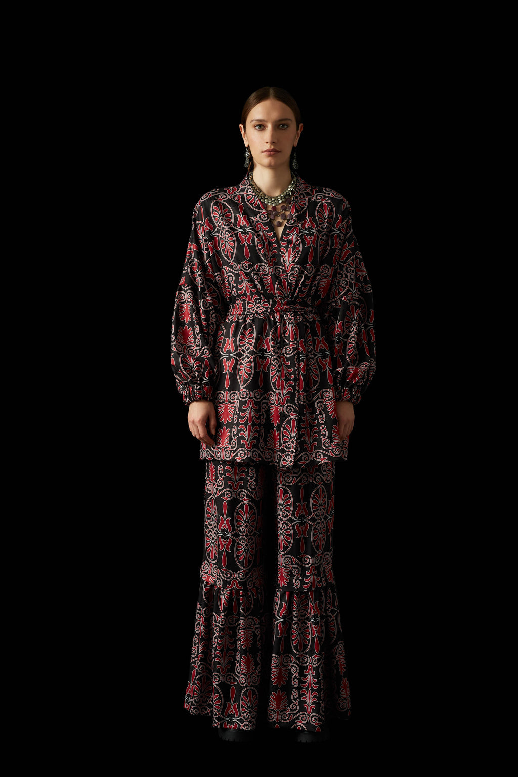 KION KIMONO (Akrokeramon Black+Bordeaux)