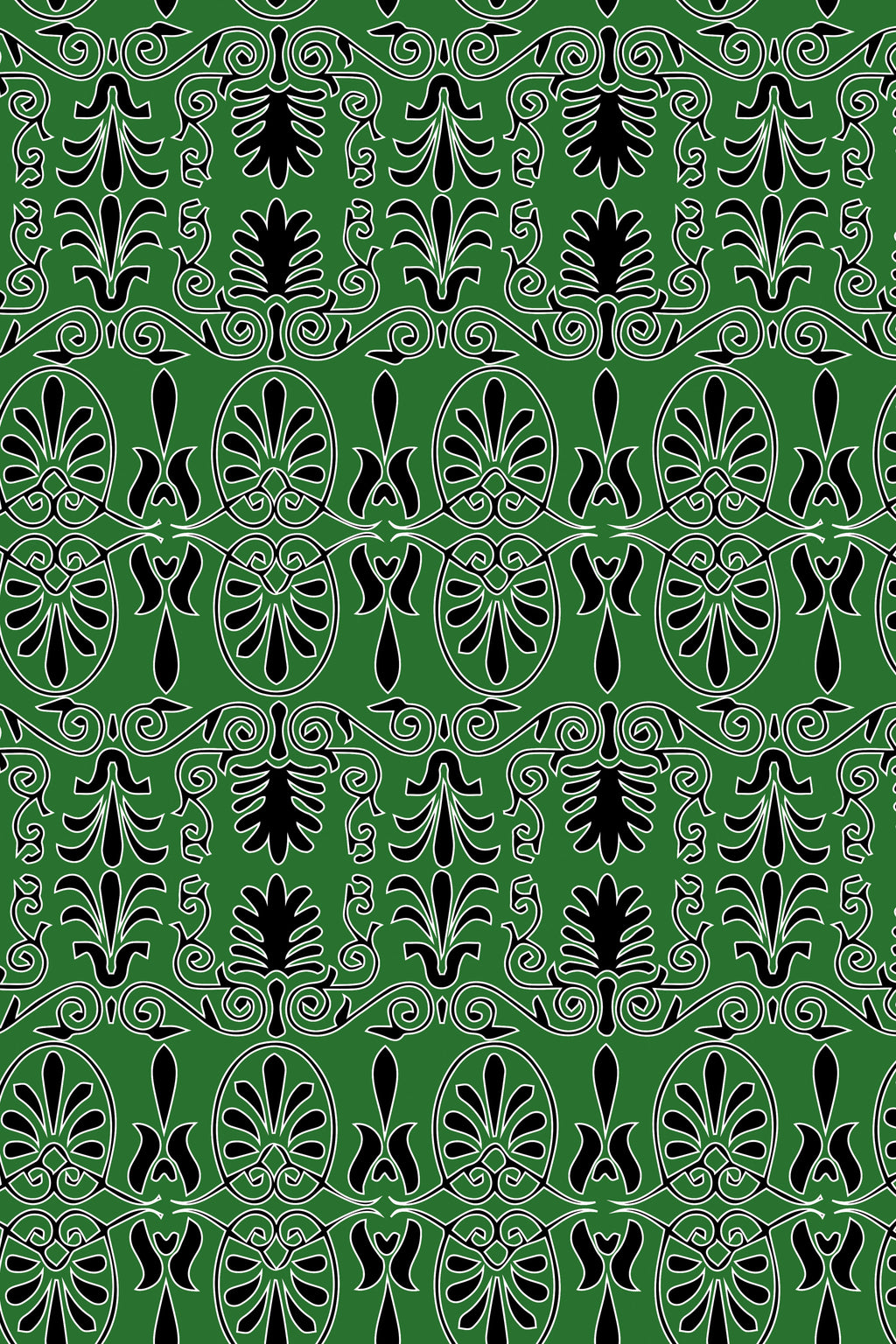 AVAX MAXI DRESS (Akrokeramon Green+Black)