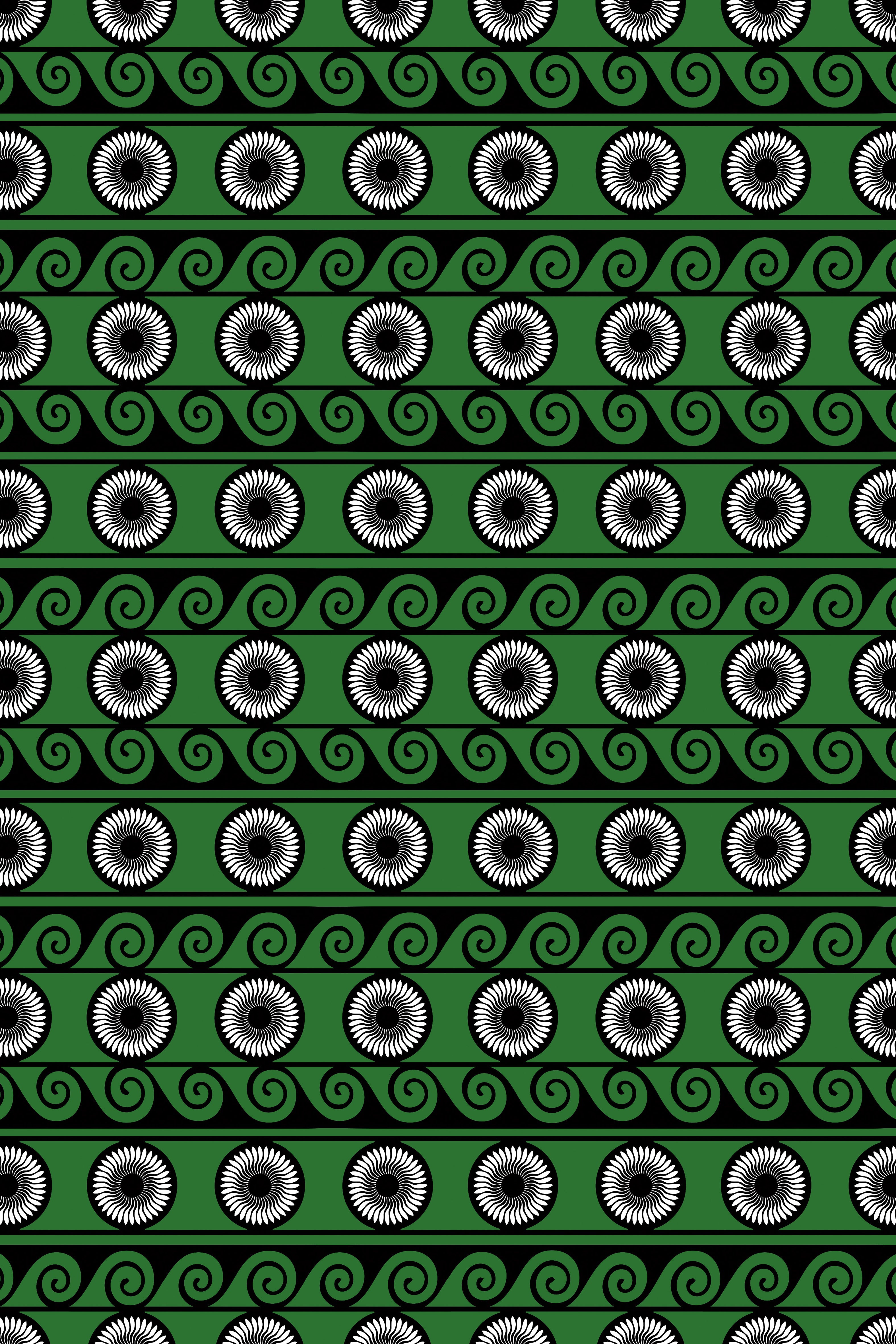 METOPI MAXI DRESS (Waves+Circles)