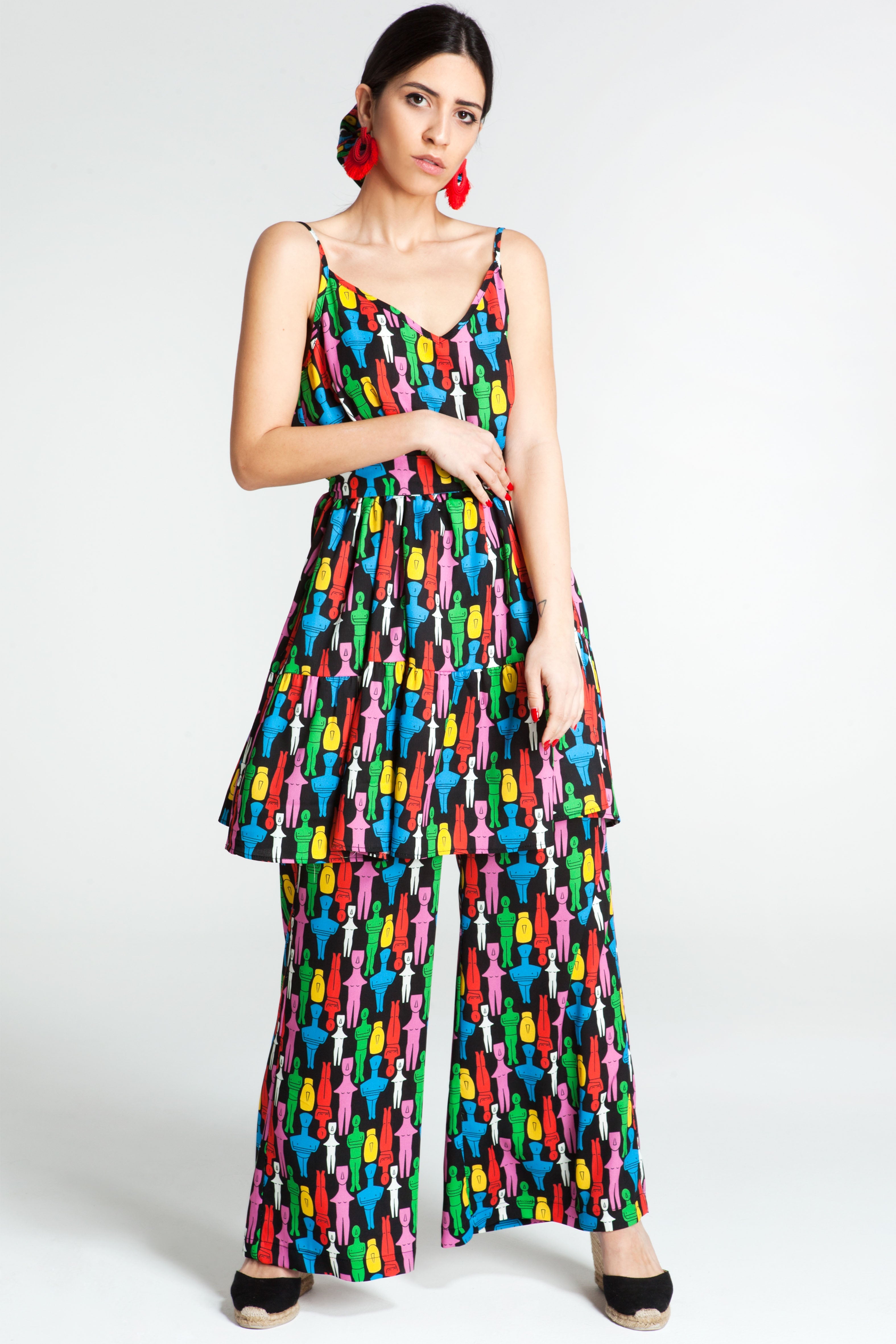 LAGINOS Mini Dress (CYCLADIC FIGURES)