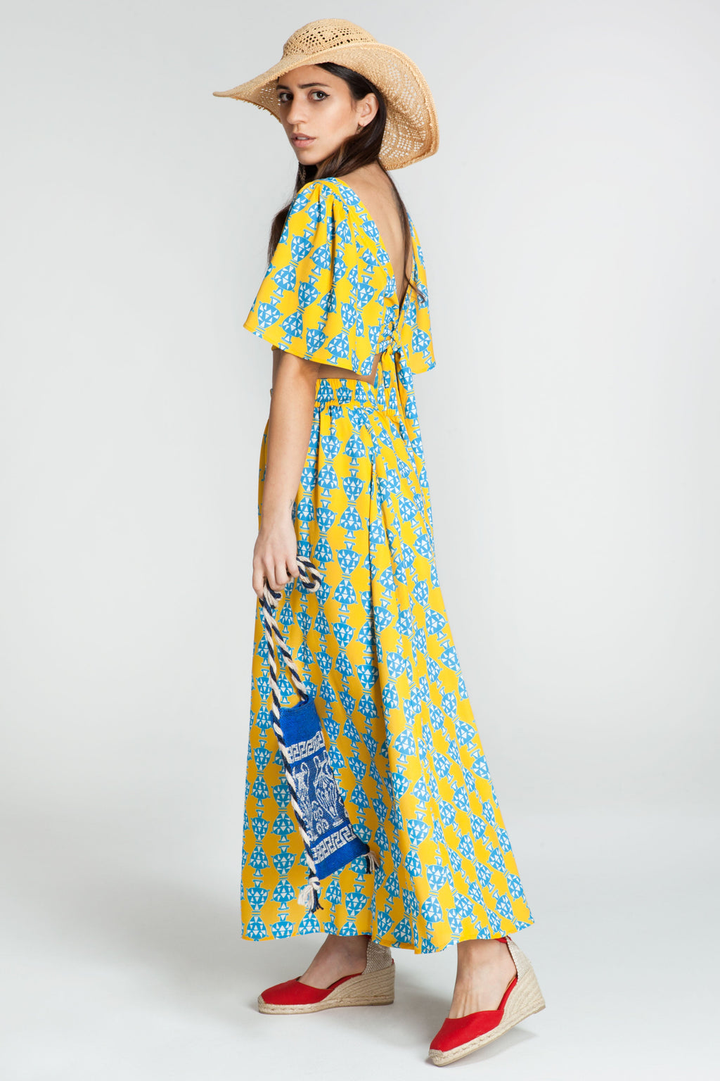 KYLIX Crop Top (AMFOREAS YELLOW)