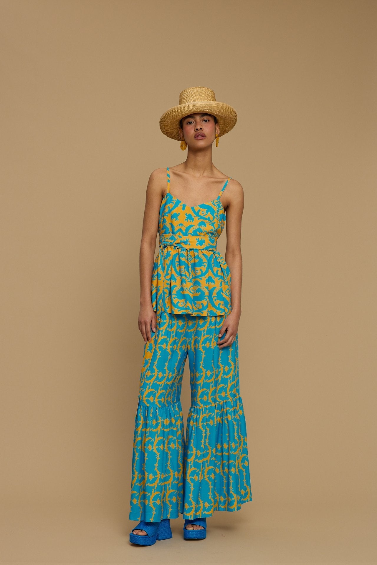 TOP DONOUSA (CYCLADES ORANGE/BLUE PRINT)