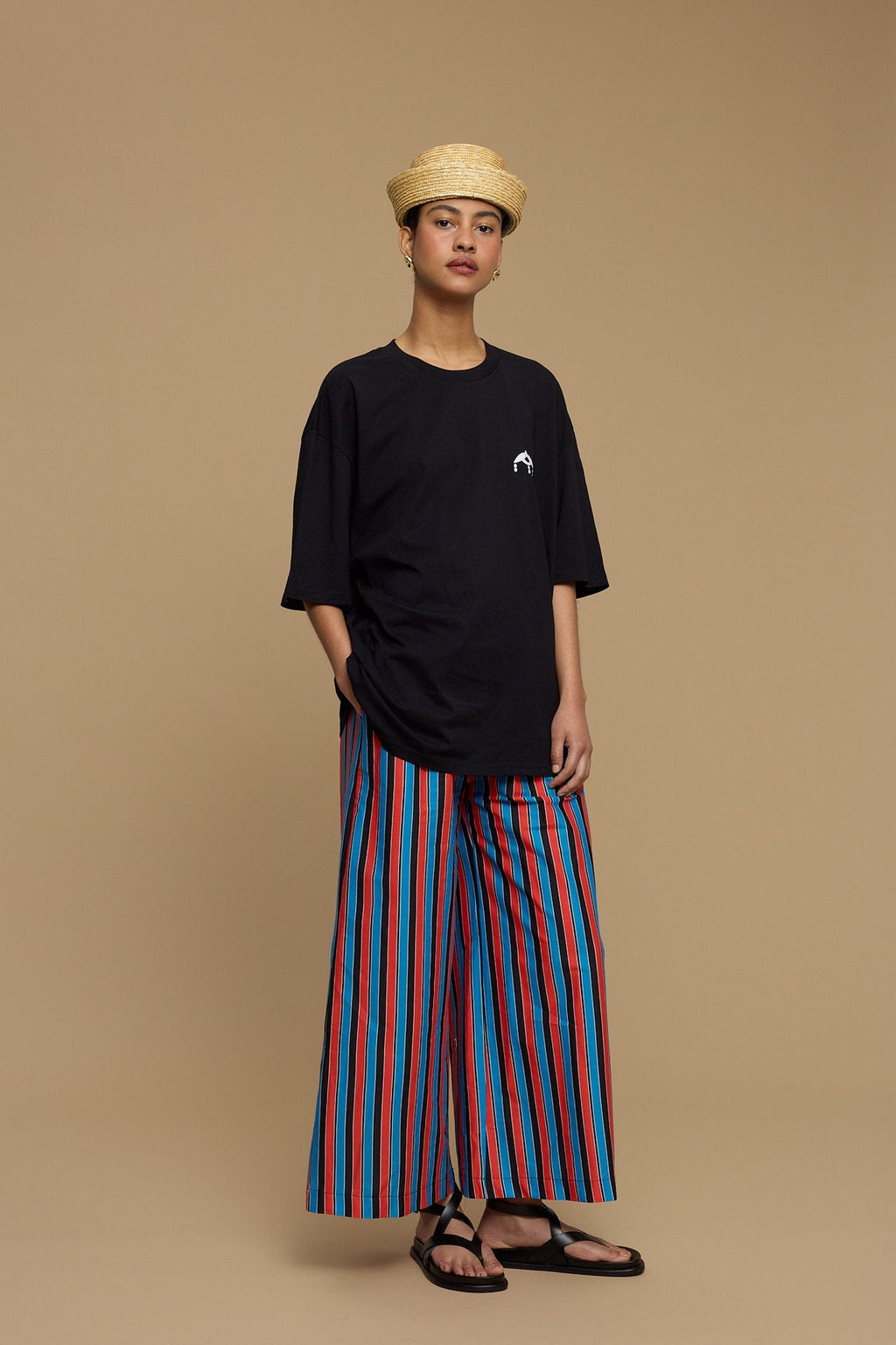 T SHIRT KARAVAKI (BLACK)