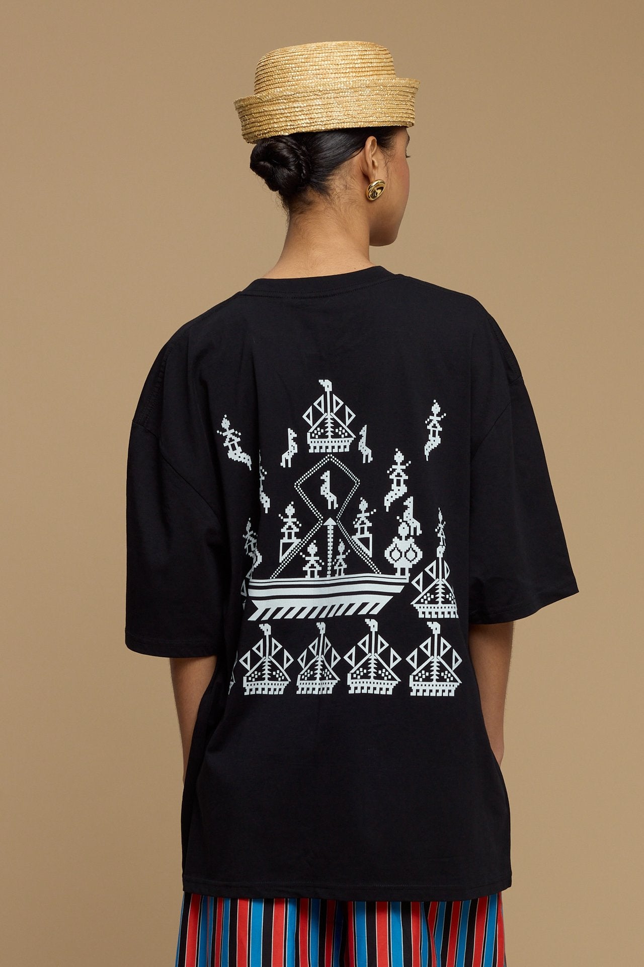 T SHIRT KARAVAKI (BLACK)