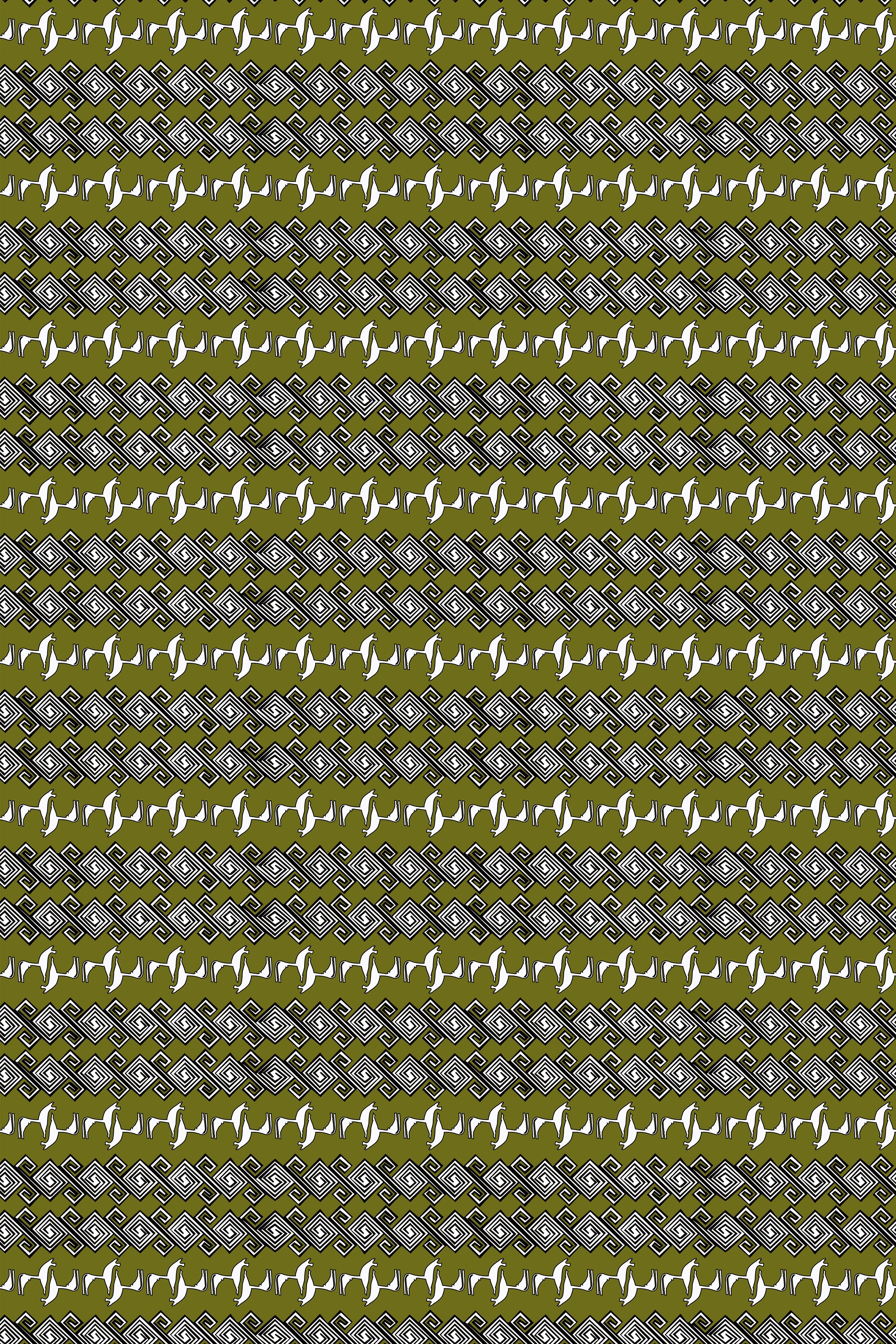 TECTON MAXI DRESS (Green Jewellery&Horses)
