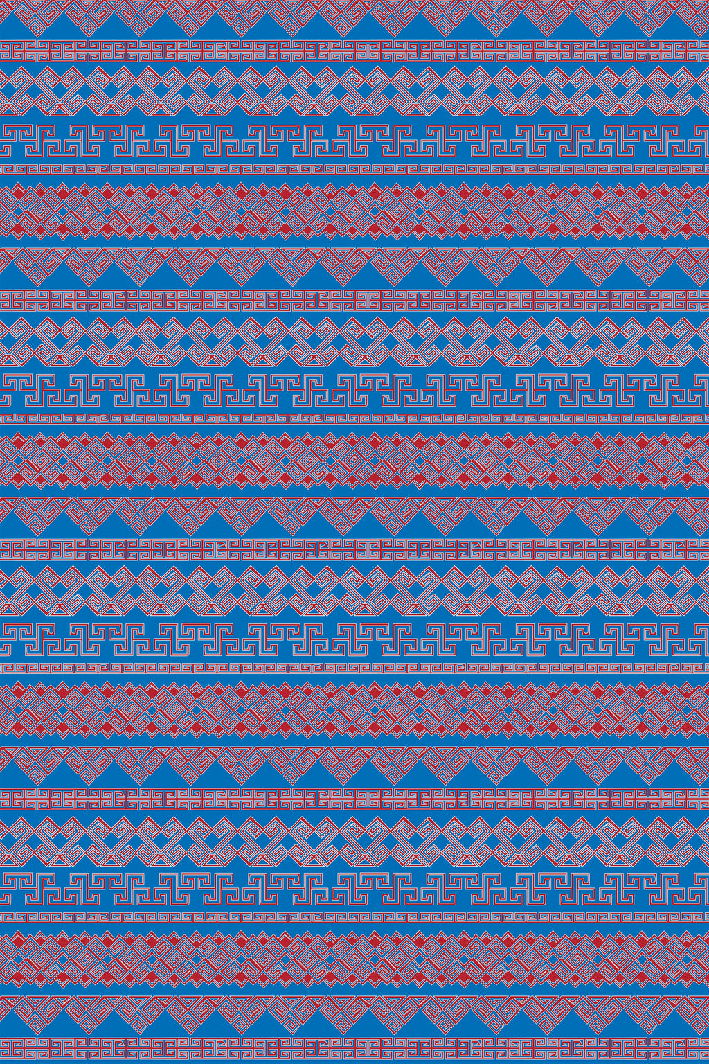 KYKLOS TOP (BLUE JEWELLERY PRINT)