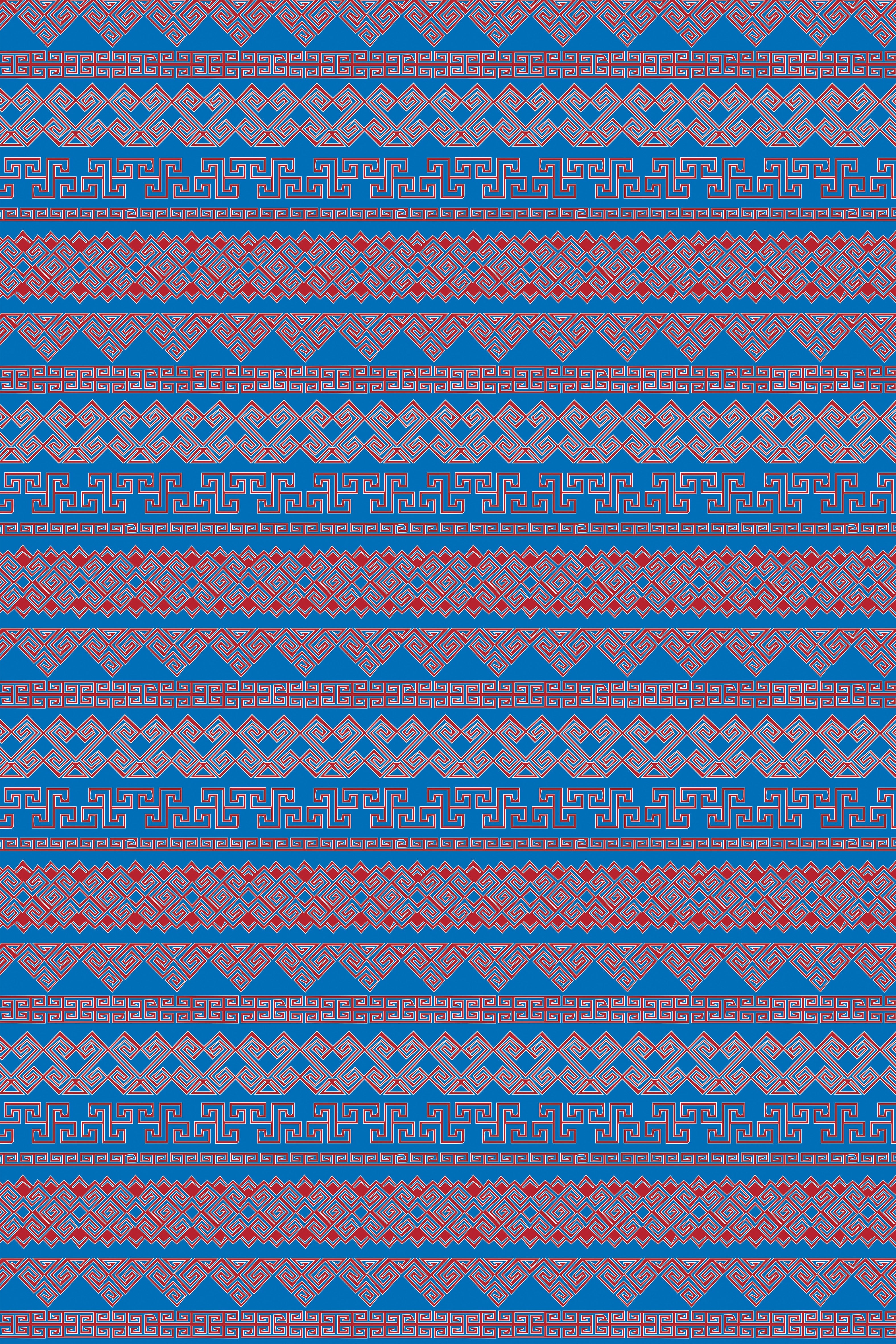 TECTON MINI SKIRT (BLUE JEWELLERY PRINT)