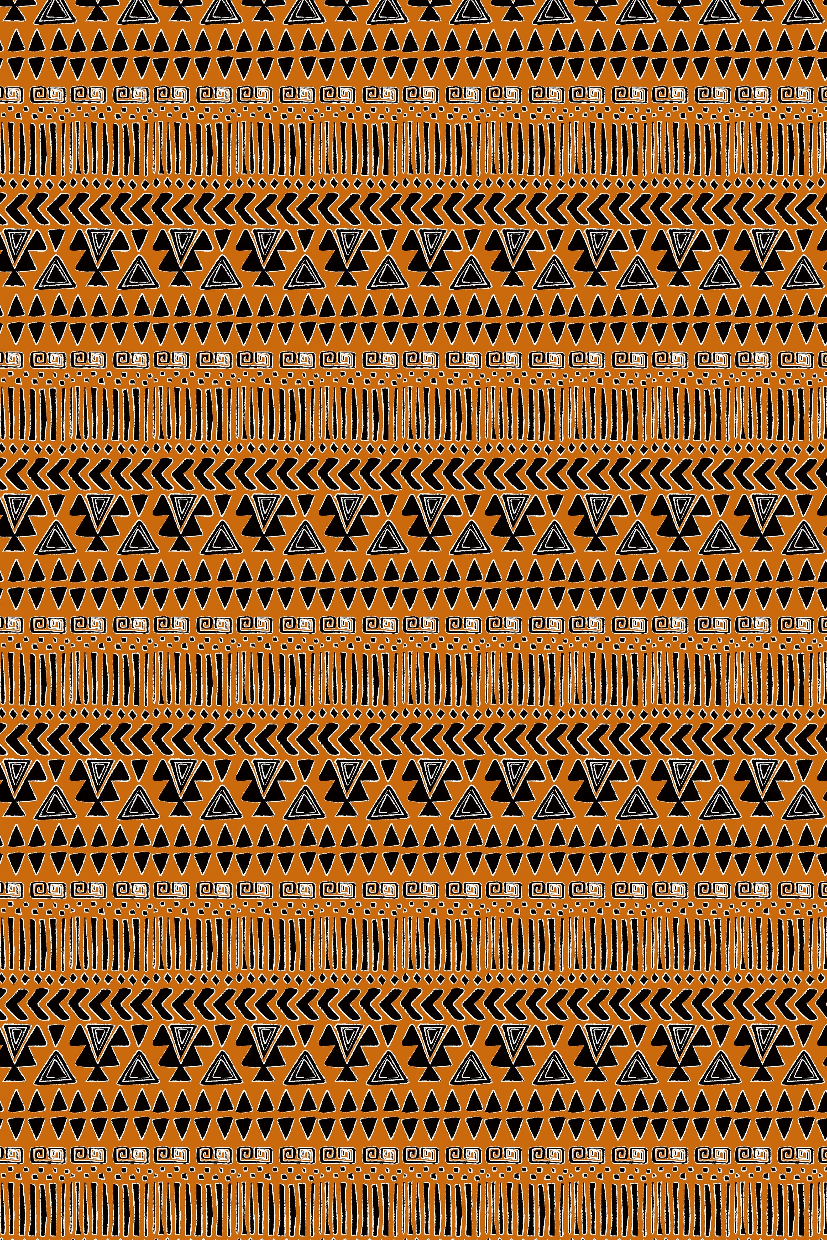 SCHEMA PANTS (BROWN ABSTRACT GEOMETRY PRINT)