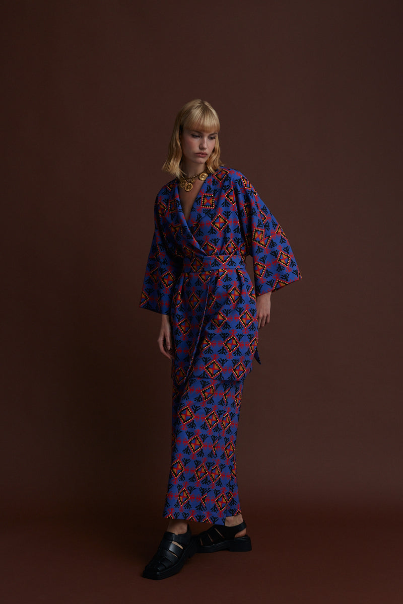 ALIAKMONAS PANTS (LECHOVO BLUE PRINT)