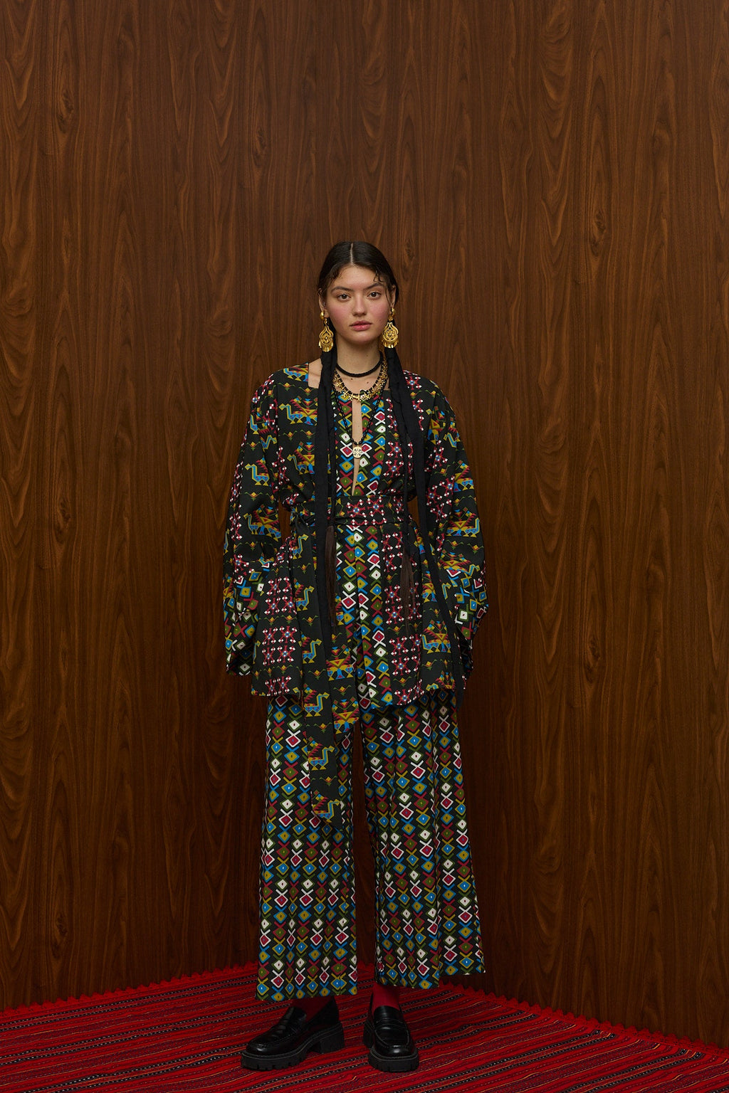 HRAMI KIMONO (ELENIA BLACK PRINT)