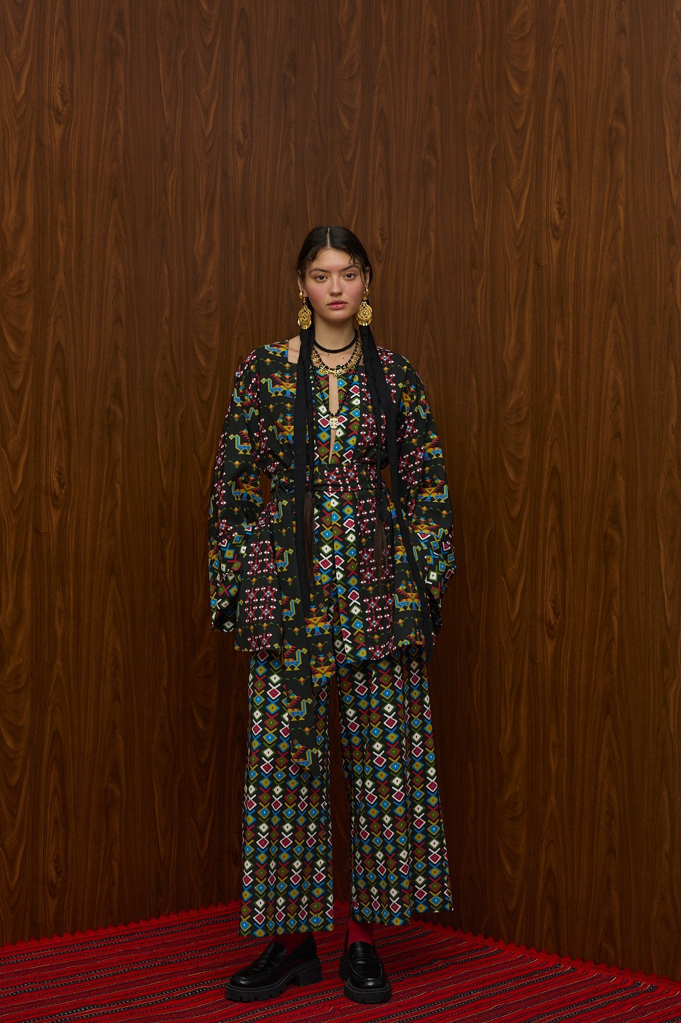 HRAMI KIMONO (ELENIA BLACK PRINT)