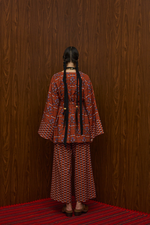 ACHELOOS PANTS (KAMPOS BROWN PRINT)