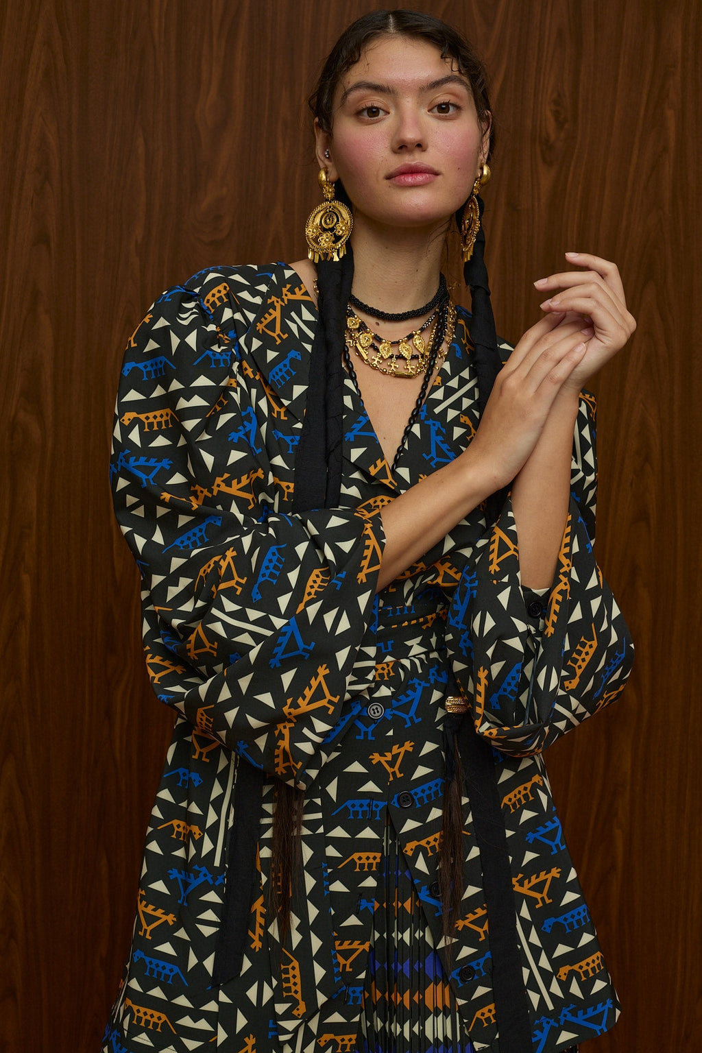 BERDES SHIRT (ZOOMORFON BLACK PRINT)