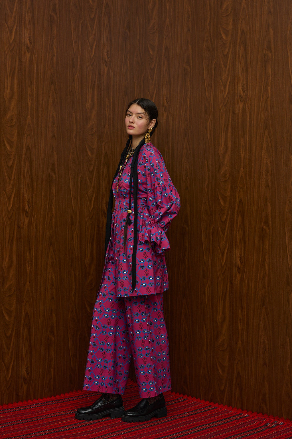 TSIKRIKI SHIRT/DRESS (ALOGON PINK PRINT)