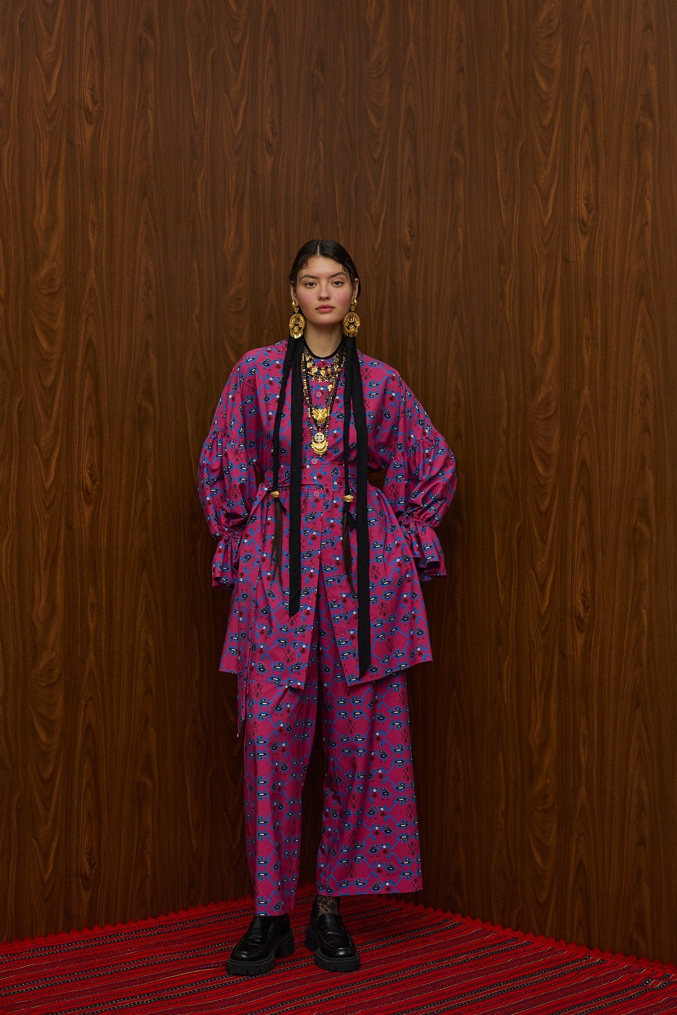 HRAMI PANTS (ALOGON PINK PRINT)