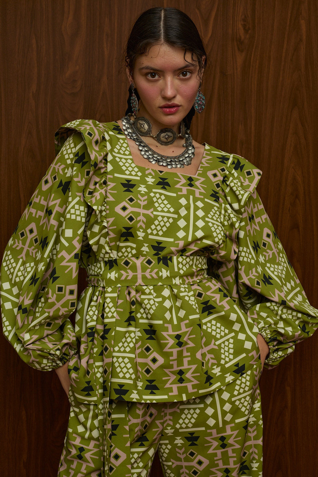 ACHELOOS TOP (MANA QU MIARLE PRINT)