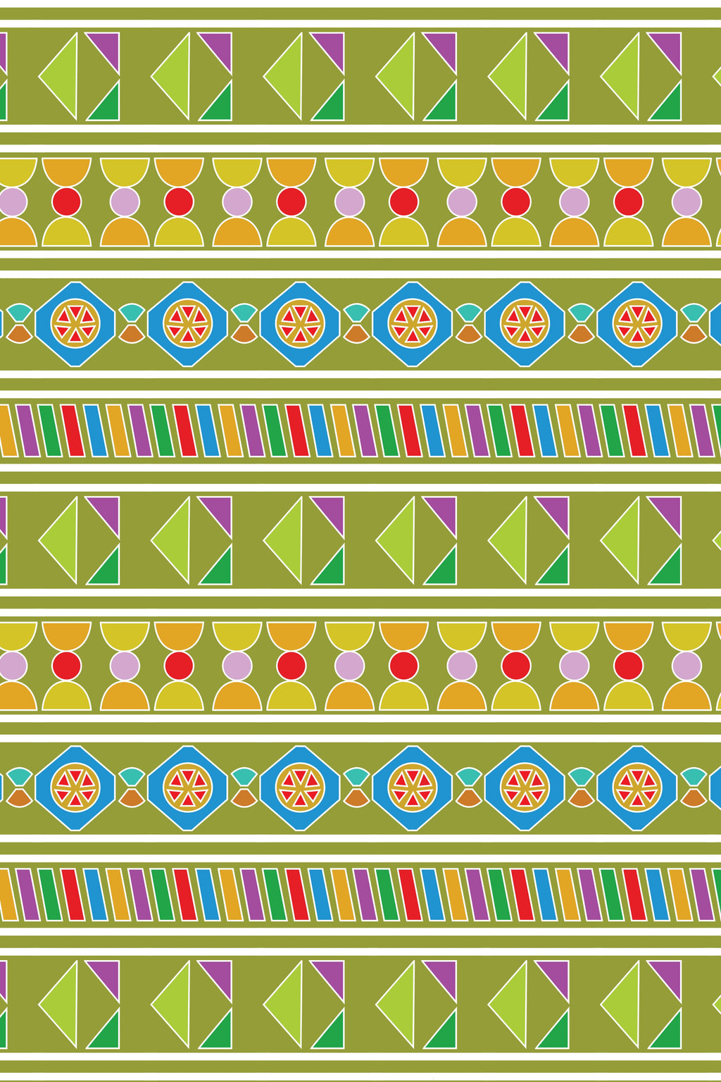 LAGADA Top (Pyrgousika Multi Green)