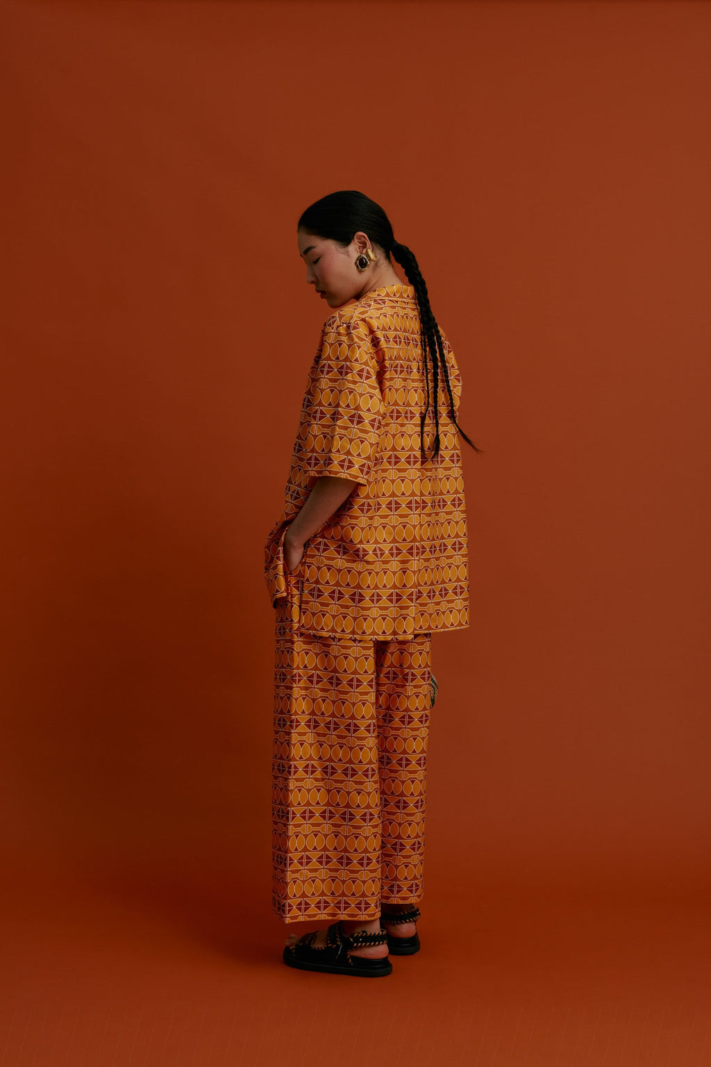 MASTICHOCHORI Shirt (Pyrgousika brown/orange)