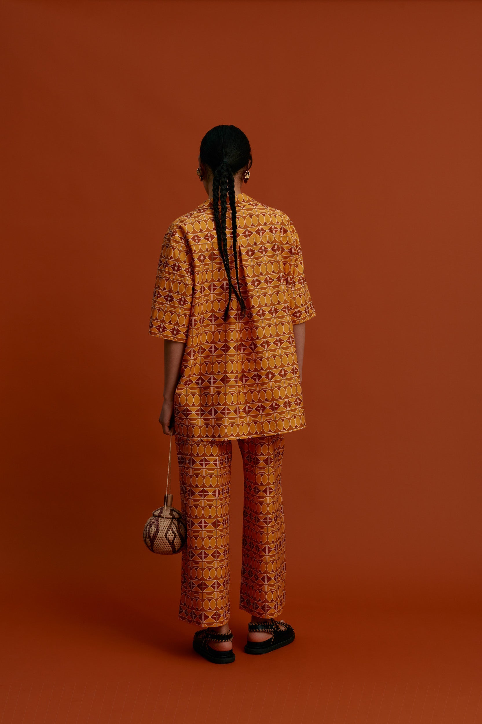 VOLISSOS Pants (Pyrgousika brown/orange)
