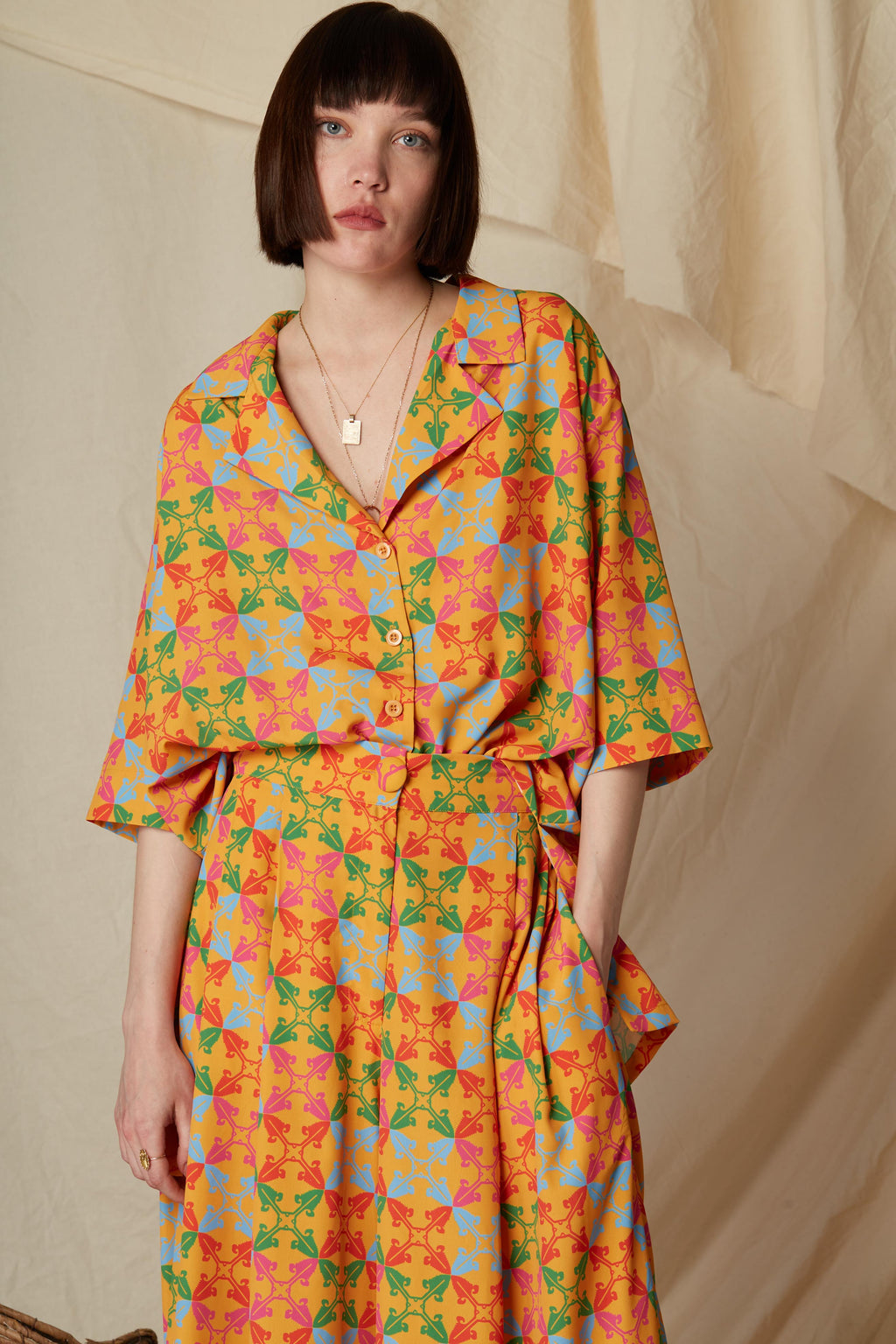MOLOS SHIRT (X Orange Print)