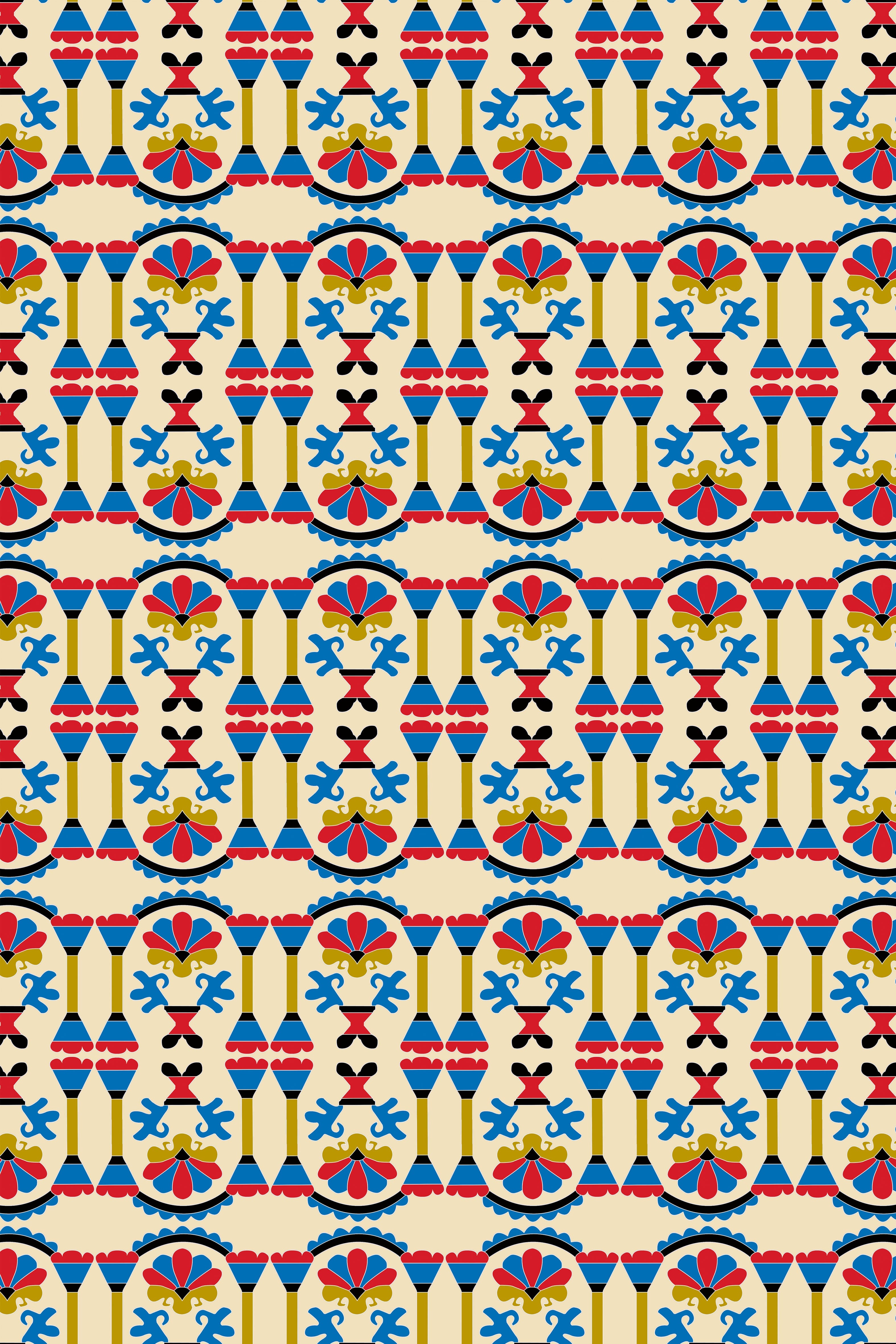 KALAMITSA SKIRT (Column Beige Print)