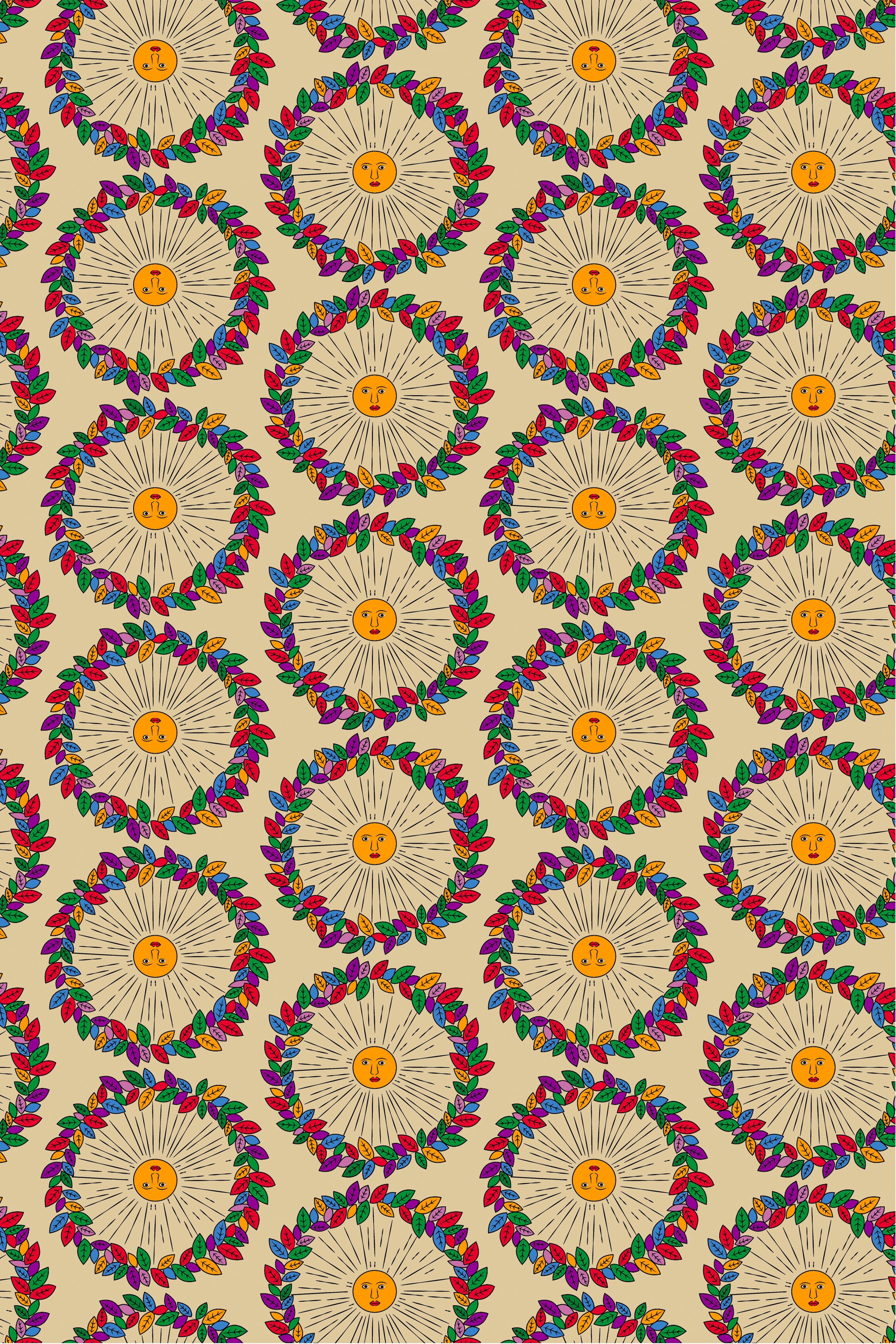 VLACHA DRESS (Helios Beige Print)