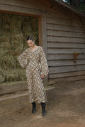 VLACHA DRESS (Helios Beige Print)