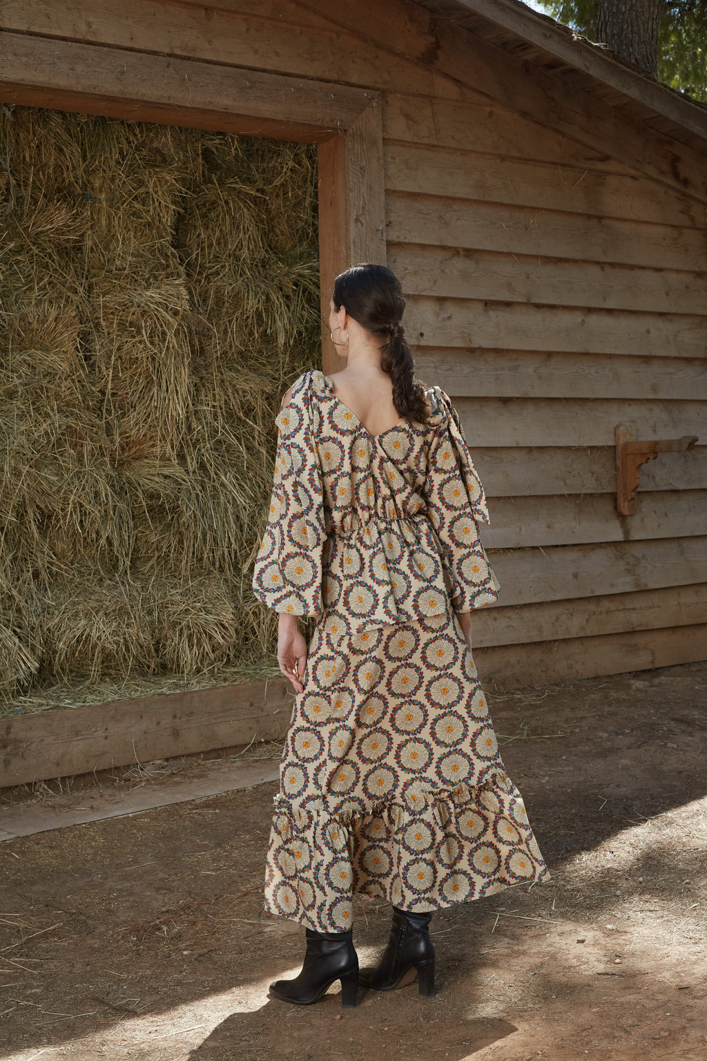 ALOSIS TOP  (Helios Beige Print)