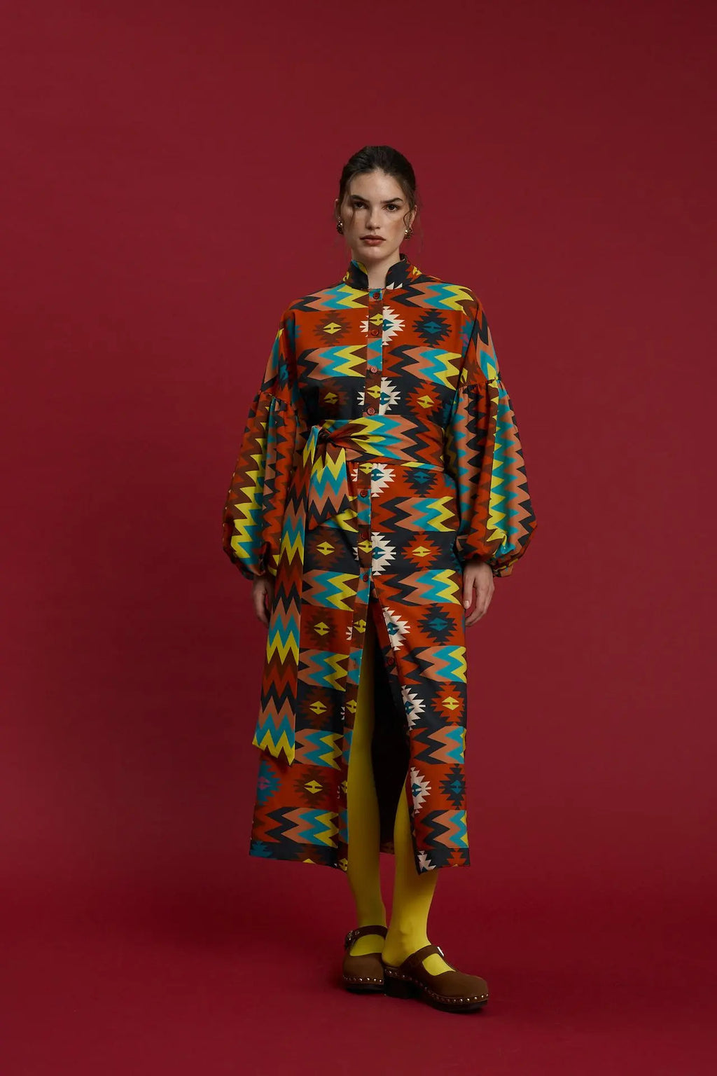 MAXI DRESS/KIMONO "LARISA" (SALO MULTI PRINT)