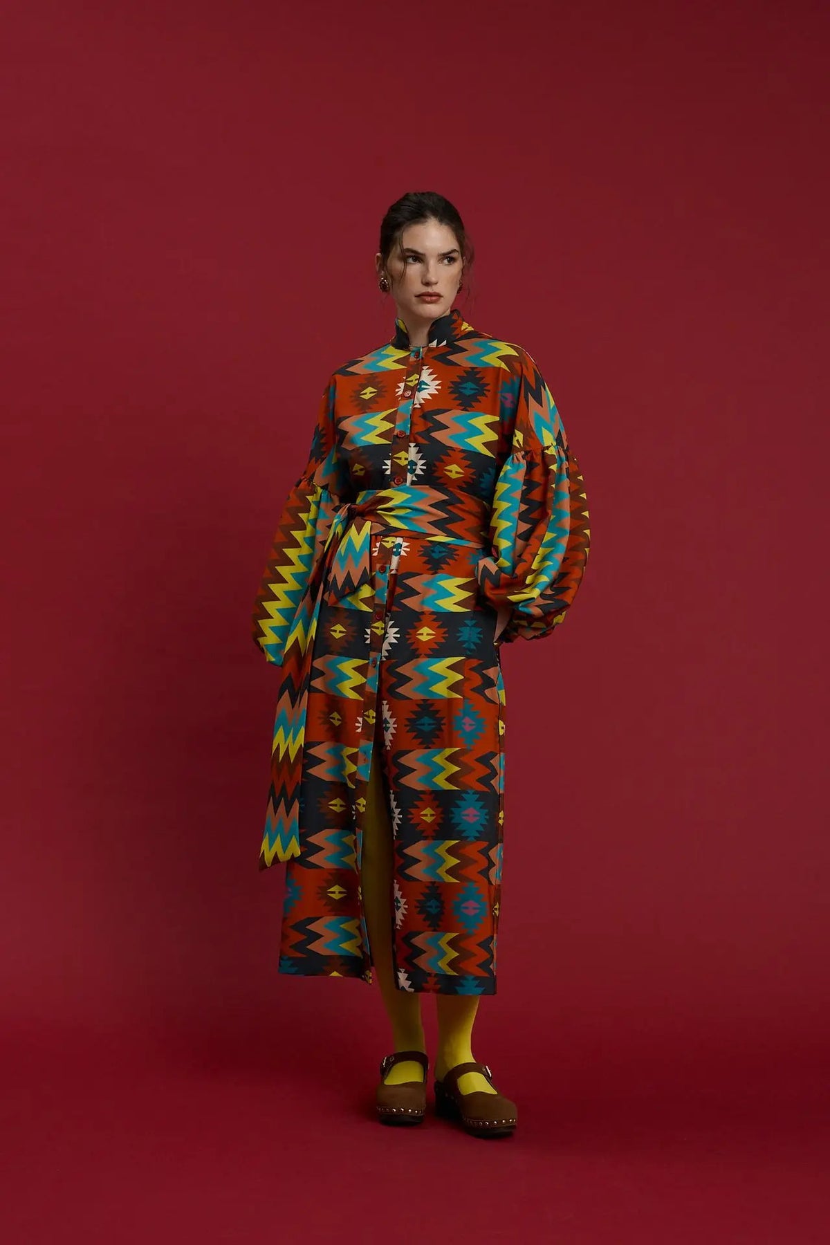 MAXI DRESS/KIMONO "LARISA" (SALO MULTI PRINT)