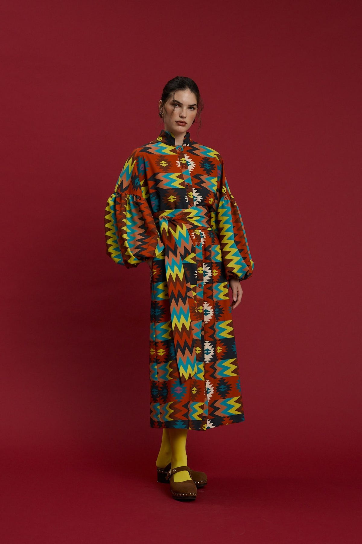 MAXI DRESS/KIMONO "LARISA" (SALO MULTI PRINT)