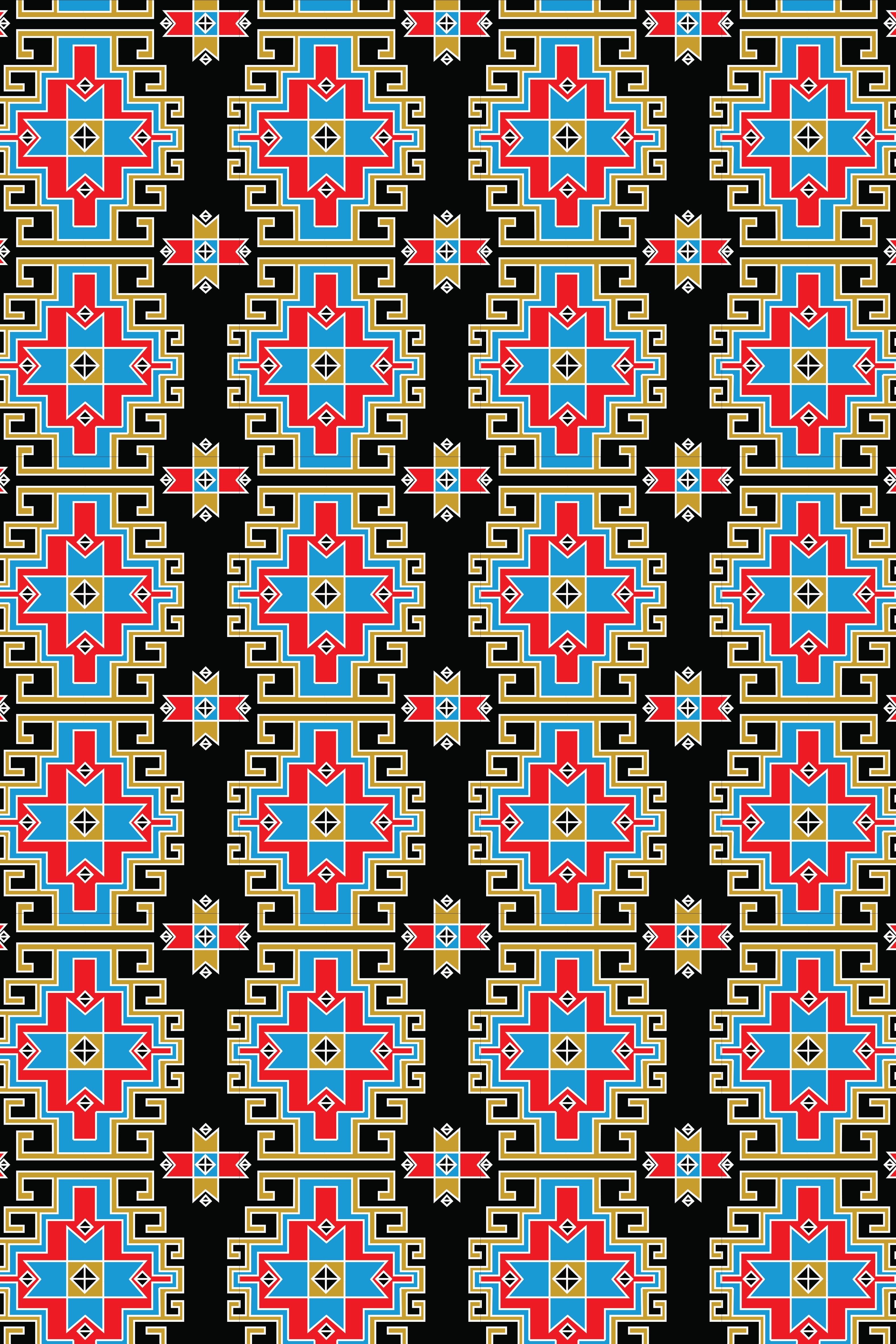 SAITA PANTS (LEONIDIO BLACK PRINT)