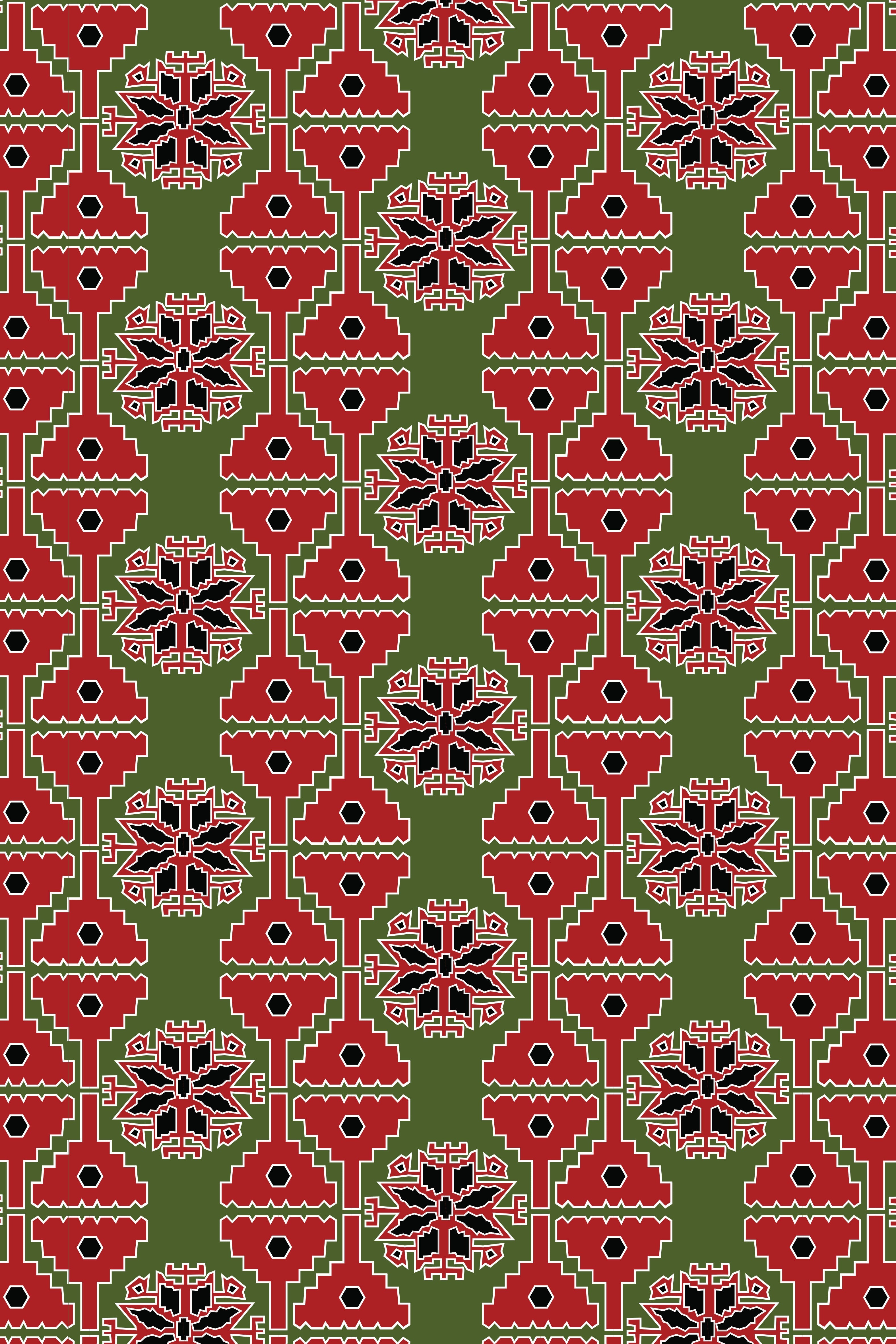 STIMONI MAXI DRESS (KYNOURIA GREEN PRINT)