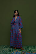 SAITA PANTS (TSAKONIA BLUE&RED PRINT)